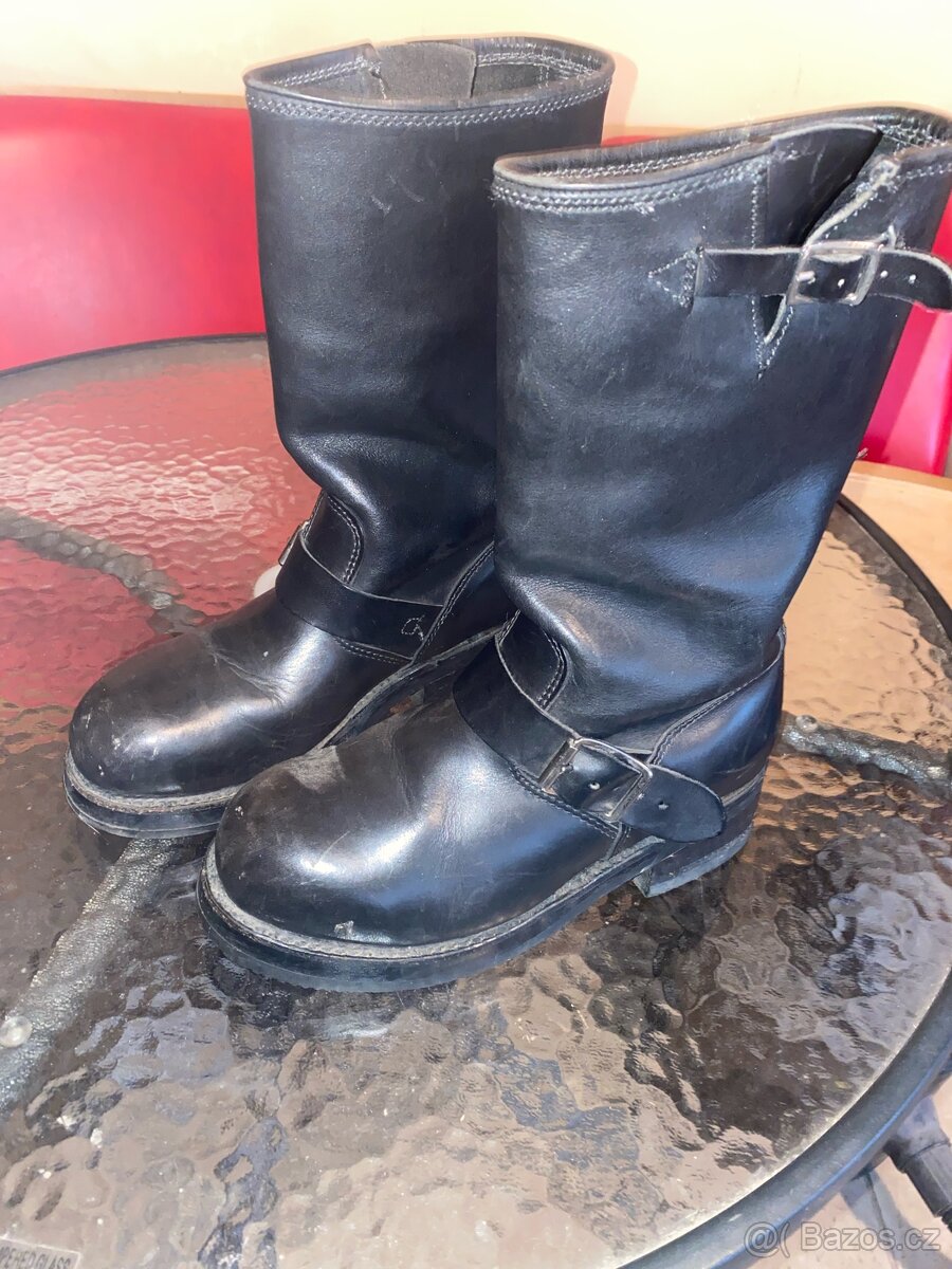 Dámské kožené boty na chopper “37” - 2