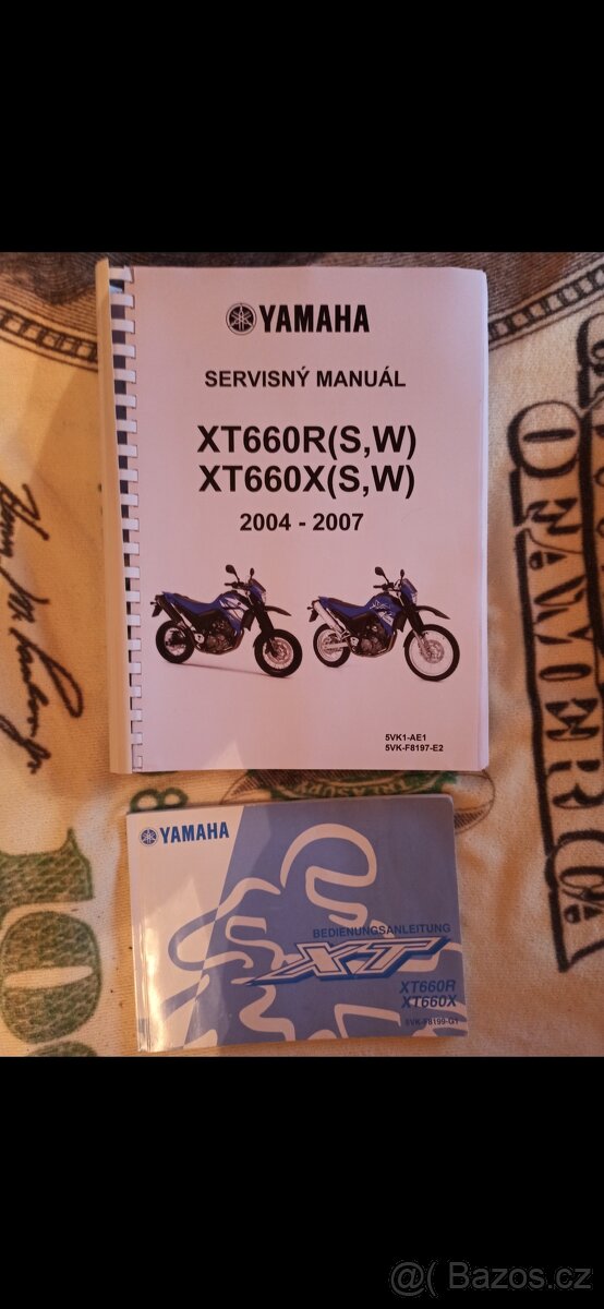 Yamaha xt660r Manuál - 2