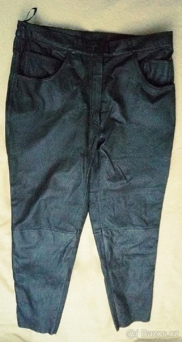 Nové, dámské kožené kalhoty vel. 46 - 2