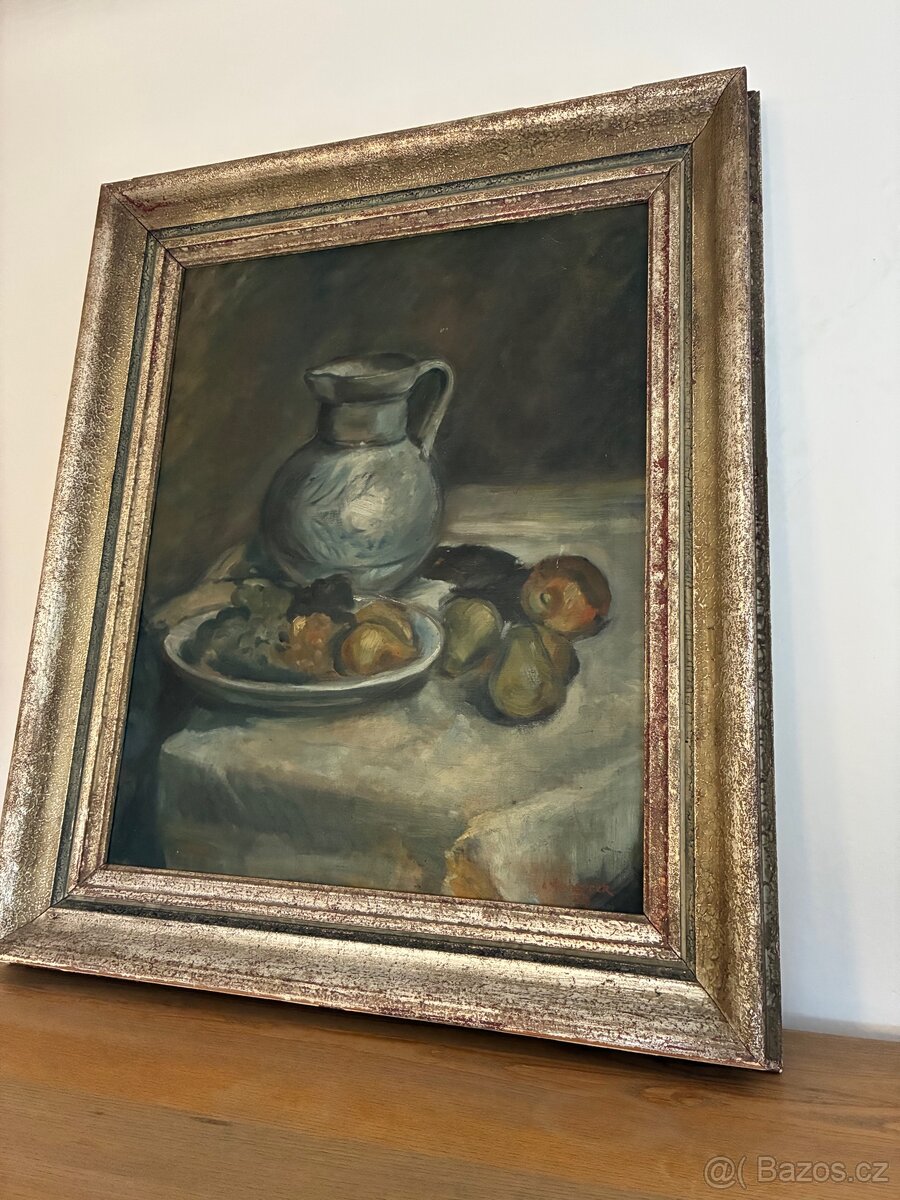 Antonín Marek Machourek olej na plátně - 2