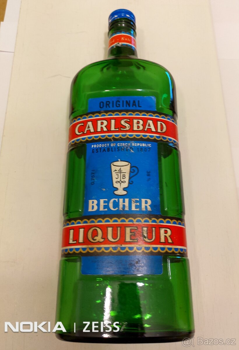 Staré láhve od Becherovky cena za vše - 2