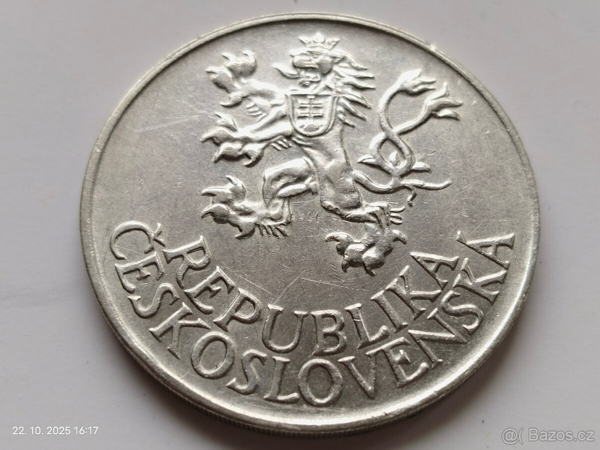 Stříbrná pamětní mince Československo č.1 - 2