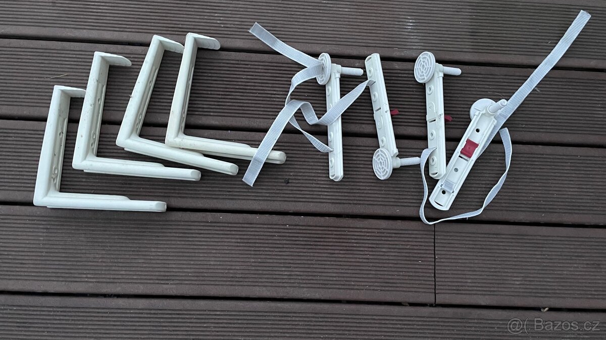 2x set (4ks) držáky háky Lechuza Balconera na truhlíky - 2