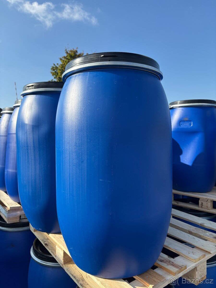 Plastový sud 200l - po čokoládě - 2