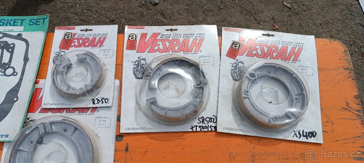 Brzdové čelisti - pakny - pro JAPONSKÉ motocykly - 2