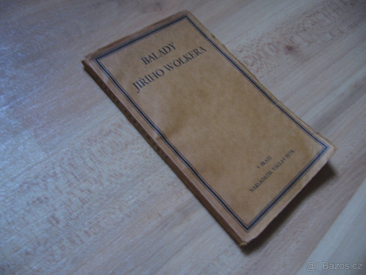 Balady Jiřího Wolkera, 1927 - 2