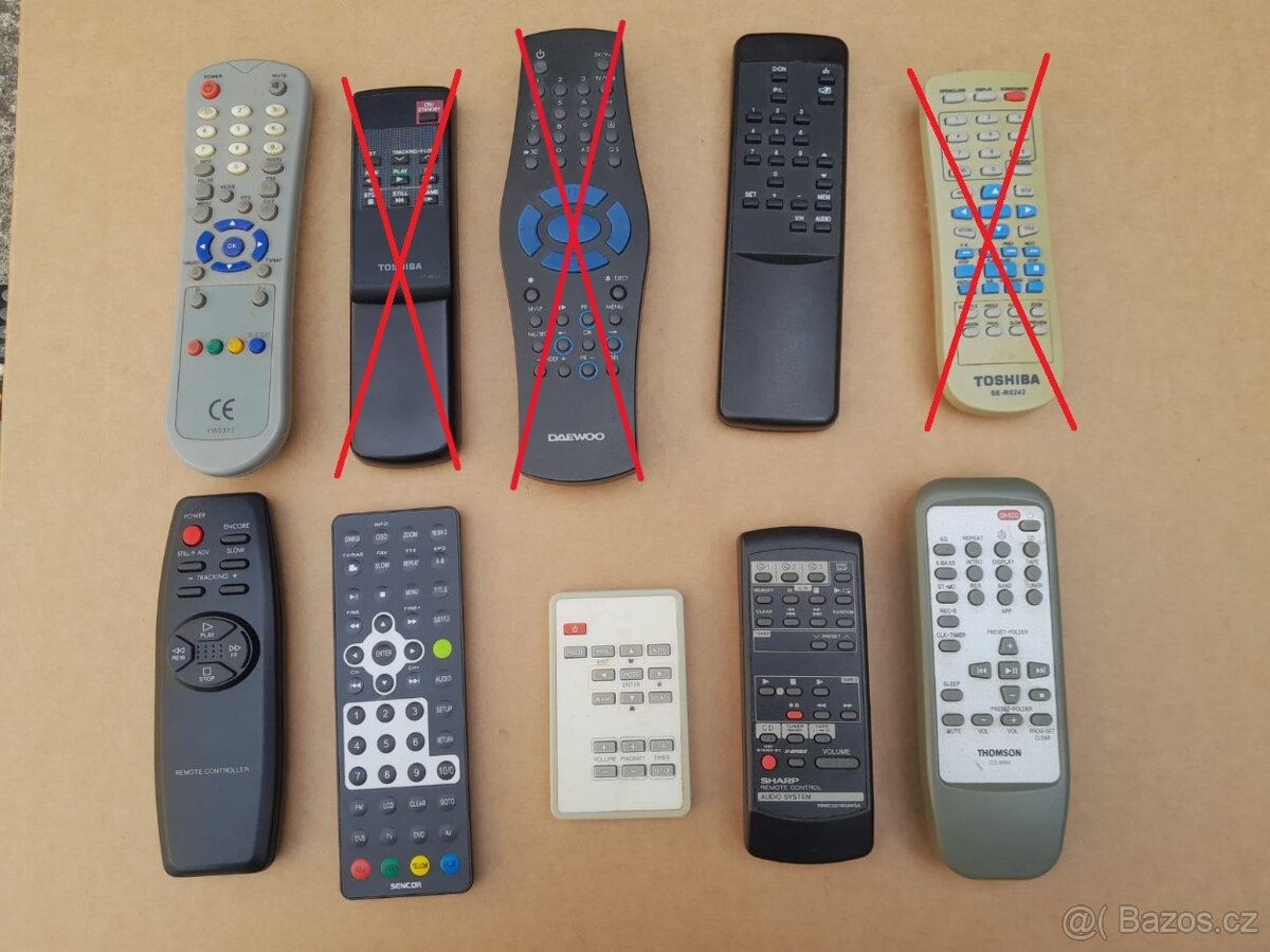 Dálkové ovladače - mix - 2