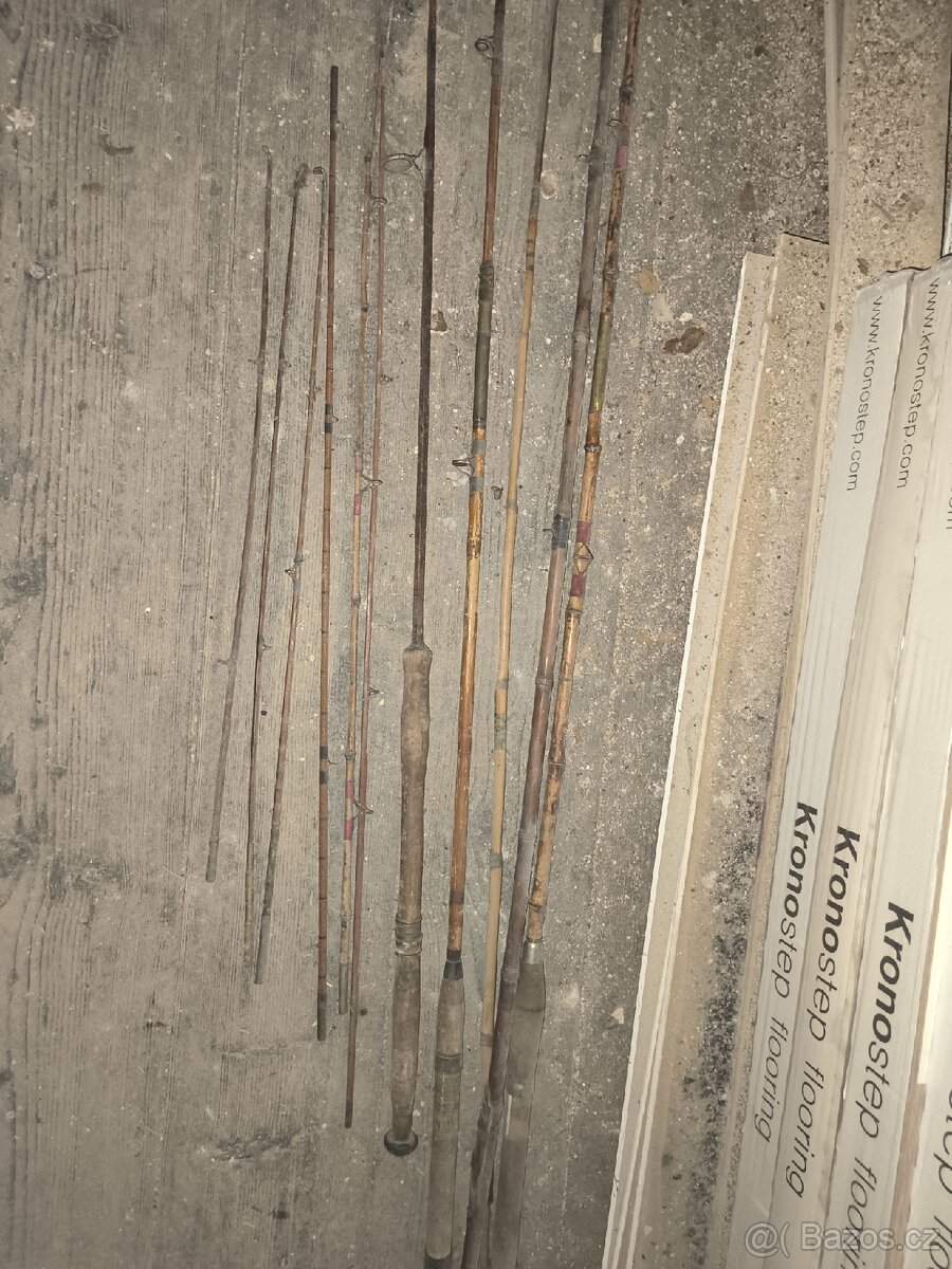 Staré rybářské pruty - 2