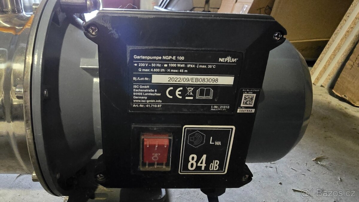 Čerpadlo Neptun NGP-E 100 + hadice - 2