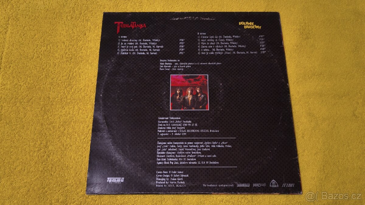 LP Tublatanka - volanie divočiny - 2