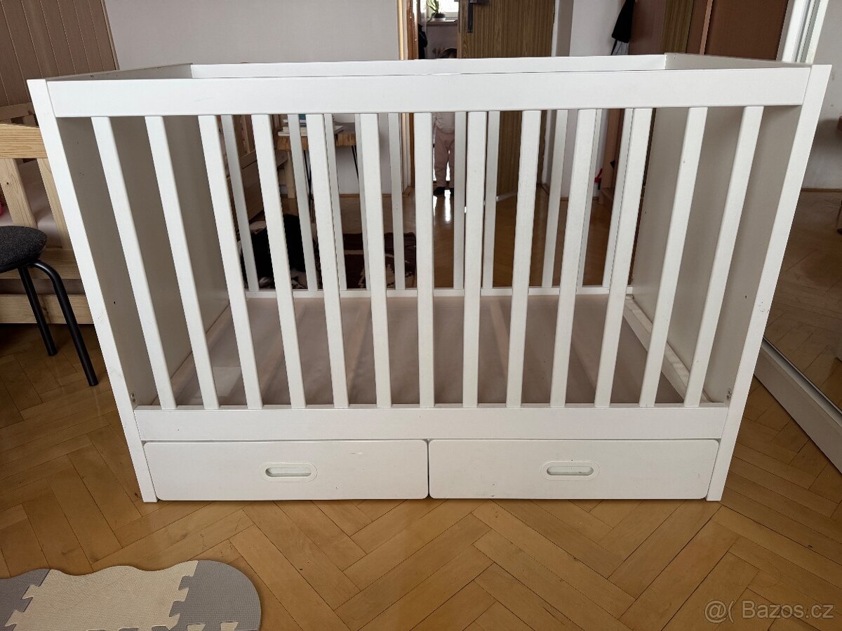 Dětská postýlka IKEA STUVA + matrace - 2