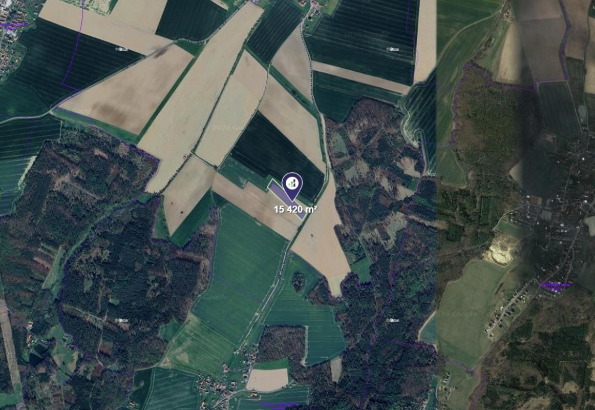 Prodej podílu 1/10 pole 1 542 m², Stolany - 2