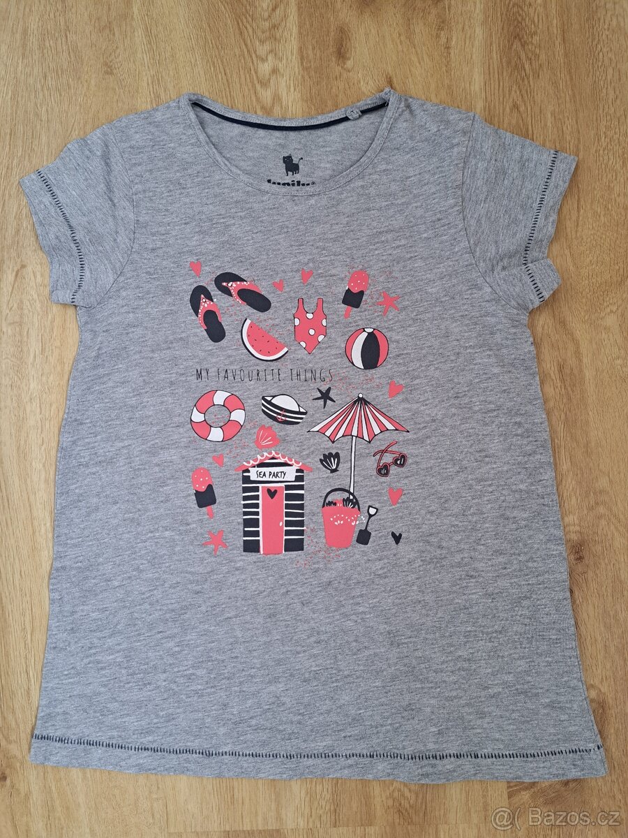 Letní tričko vel. 110/116, super stav. - 2