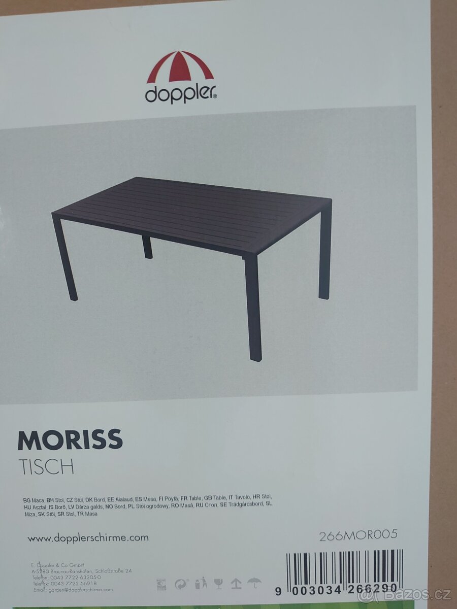 Stůl MORISS od DOPPLER 130x72x55 - 2