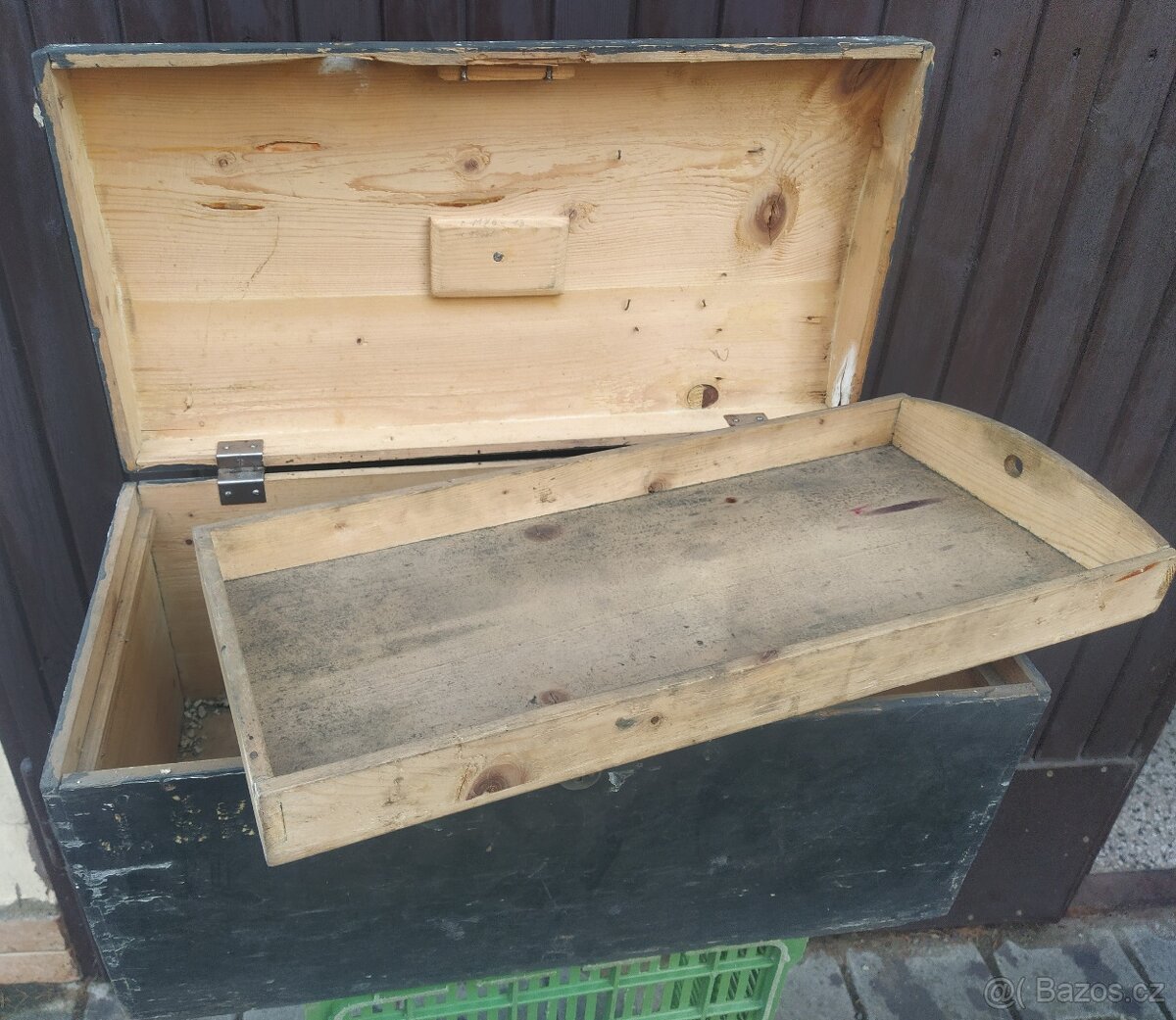 Starý vojenský kufr,truhla - 2