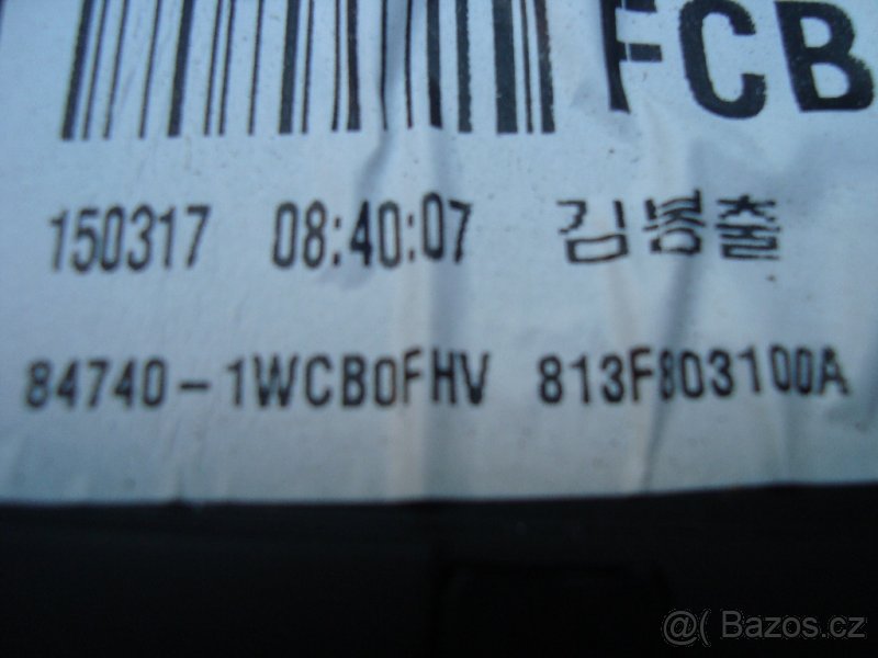 Kia Rio III výdechy + rámeček rádia s výdechy r.v.2015 - 2