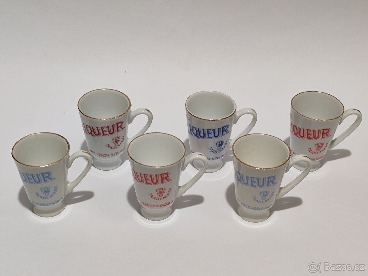 Becherovka, retro panáčky, Jan Becher, ČSSR, pošta 79.- - 2