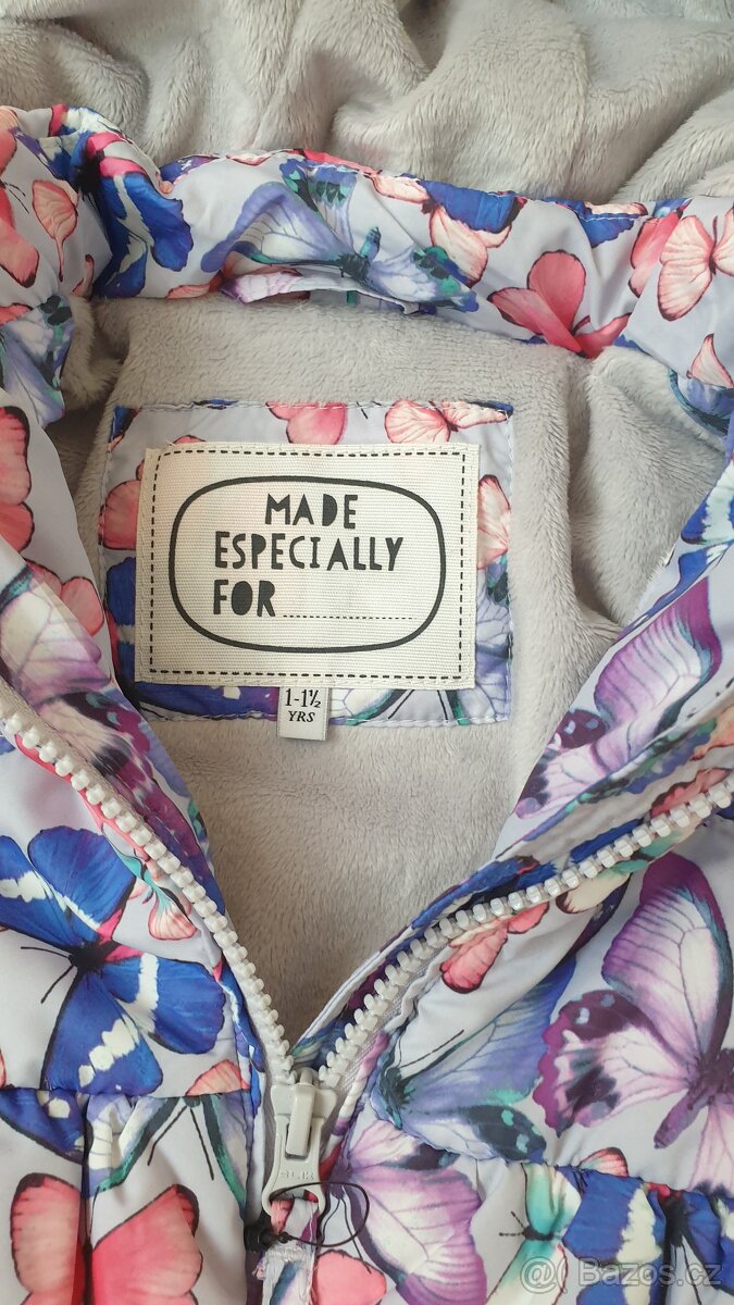 Dívčí zimní bunda 1-1,5 let - 2