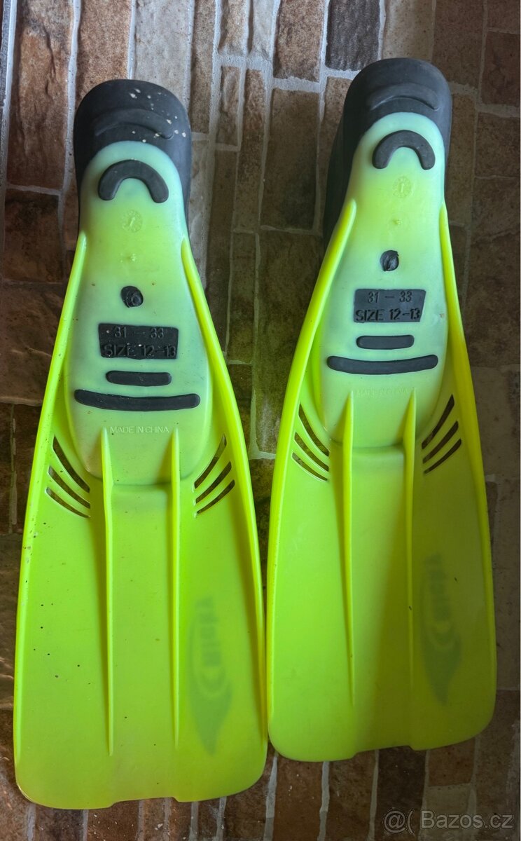 Dětské plavecké ploutve velikost 31 - 33 - 2