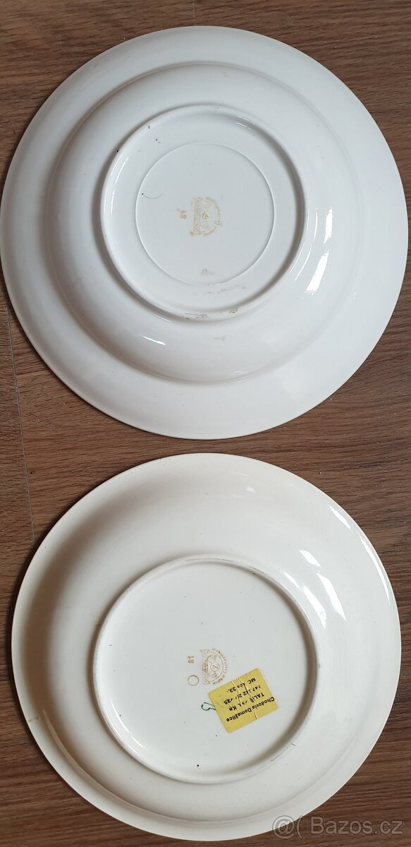 Chodská keramika 2 talíře - 2