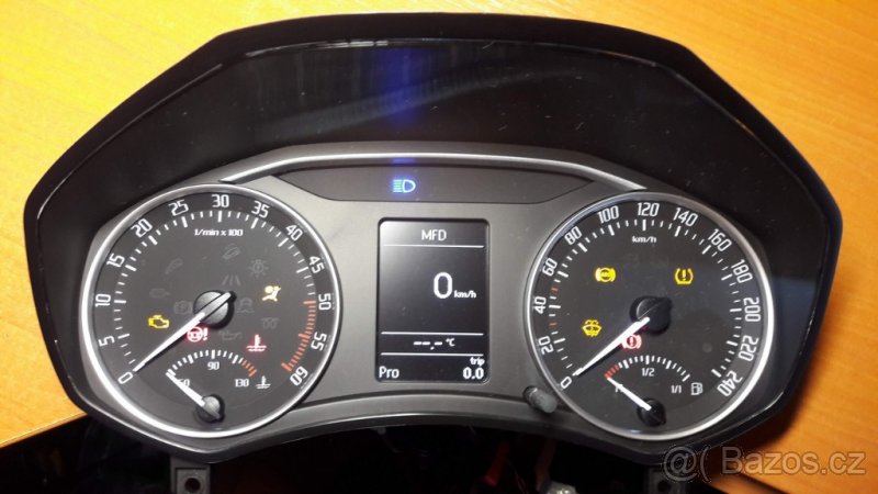 Octavia 2 plně grafické maxidot budíky 1Z0920843G facelift - 2