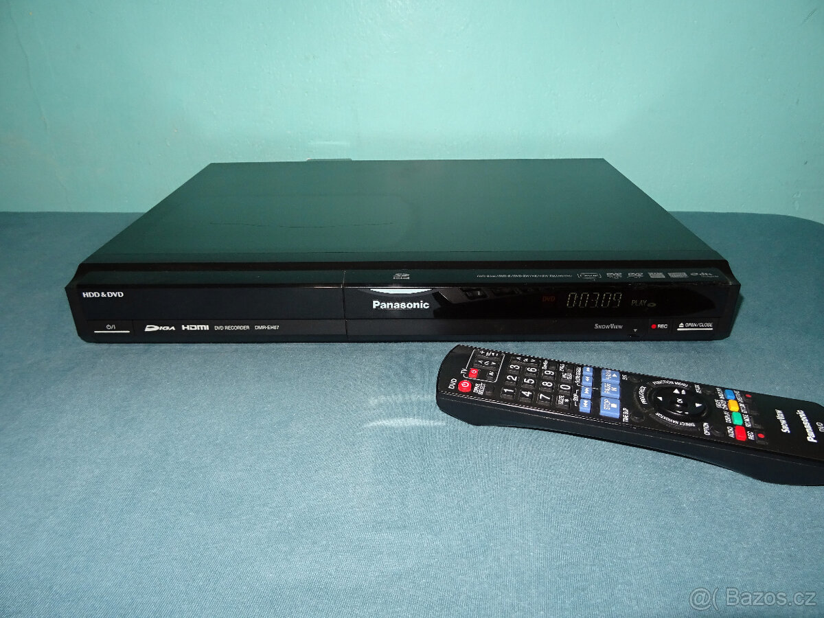 DVD rekordér Panasonic DMR-EH67-250 GB HDD- HDMI- DV IN- - 2