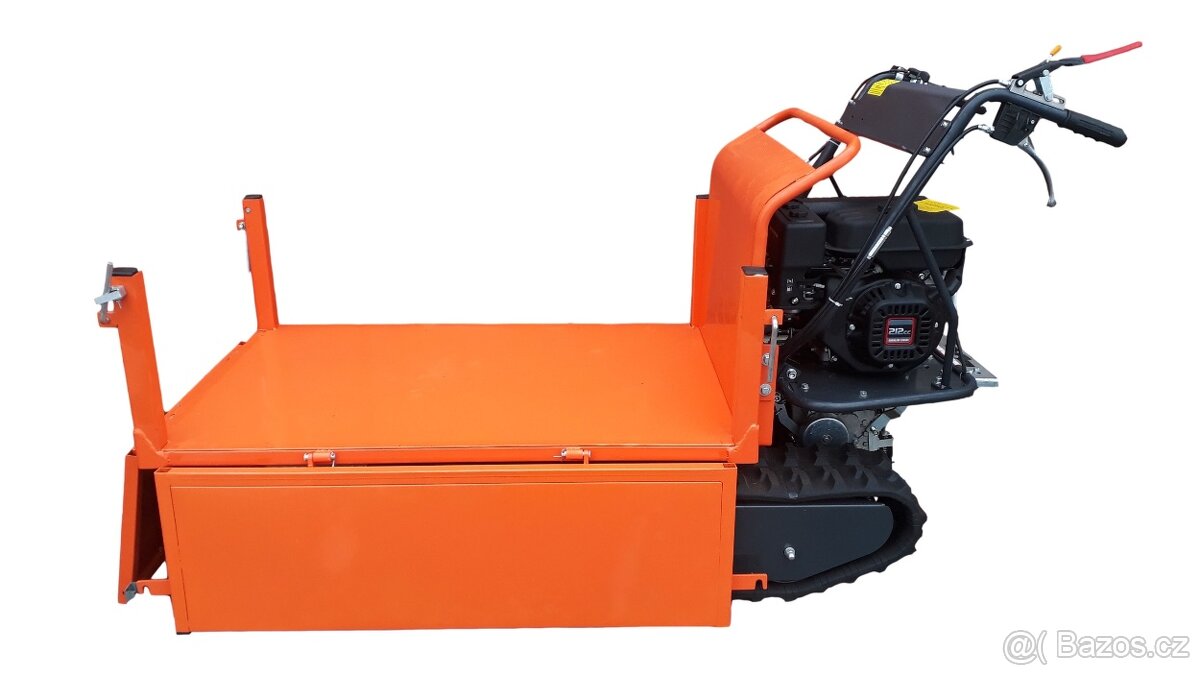 Pásové motorové kolečko - nosnost 500 kg s bočnicemi - 2