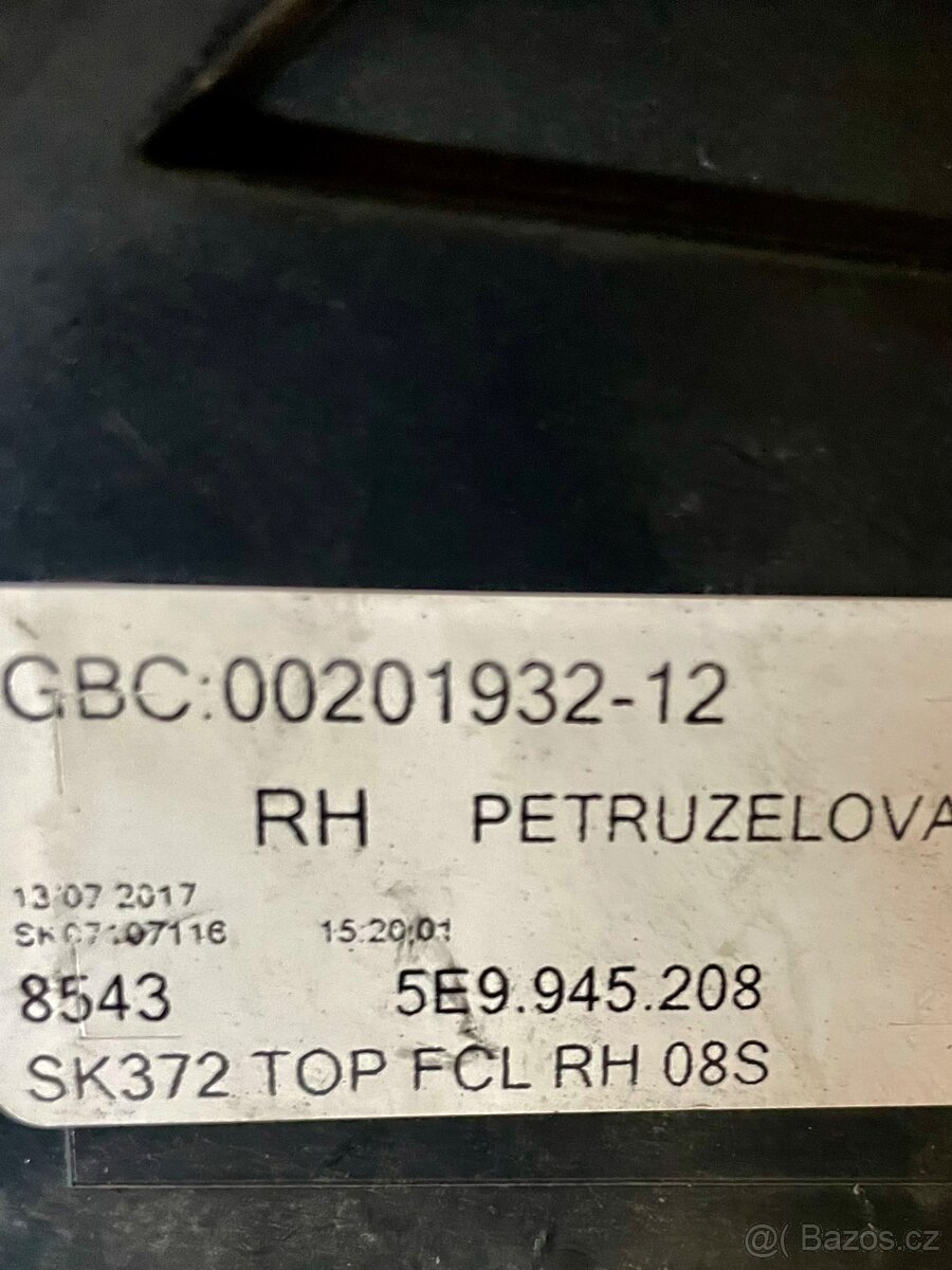 Světlo Octavia 3 facelift - 2