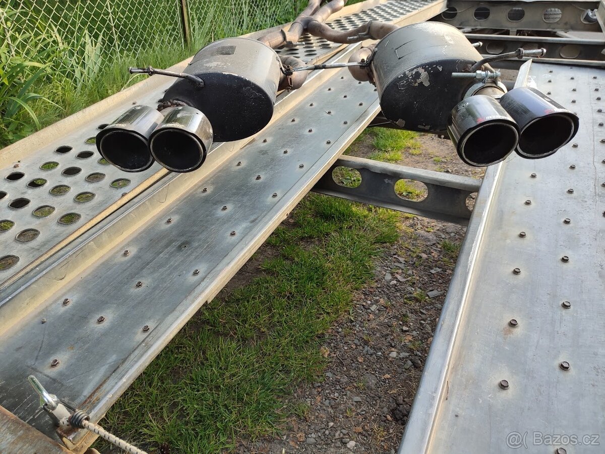 BMW 335i výfuk supersprint koncovka akrapovič - 2