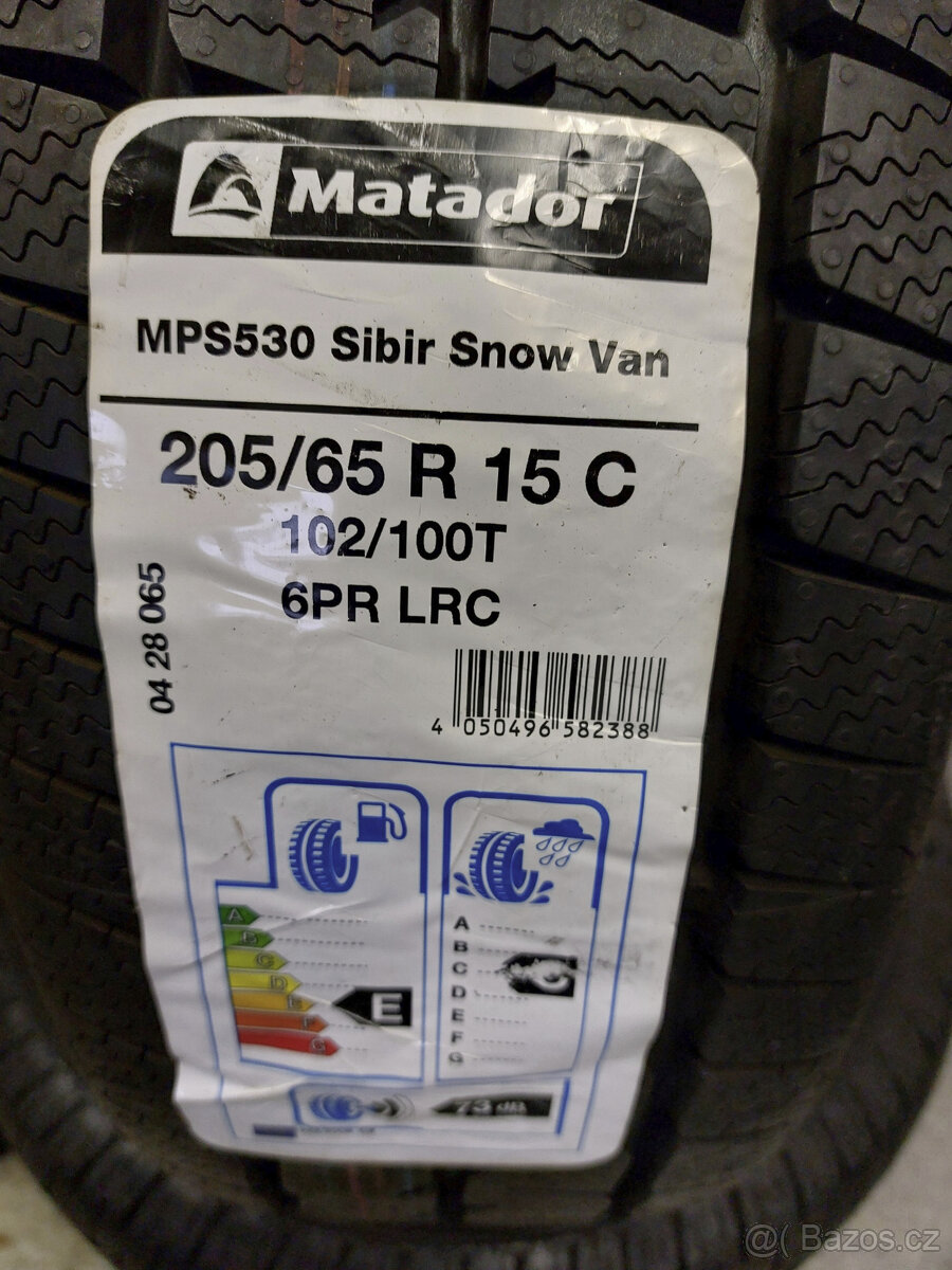 205/65 R15C Matador MPS530 zimní nové 4ks - 2