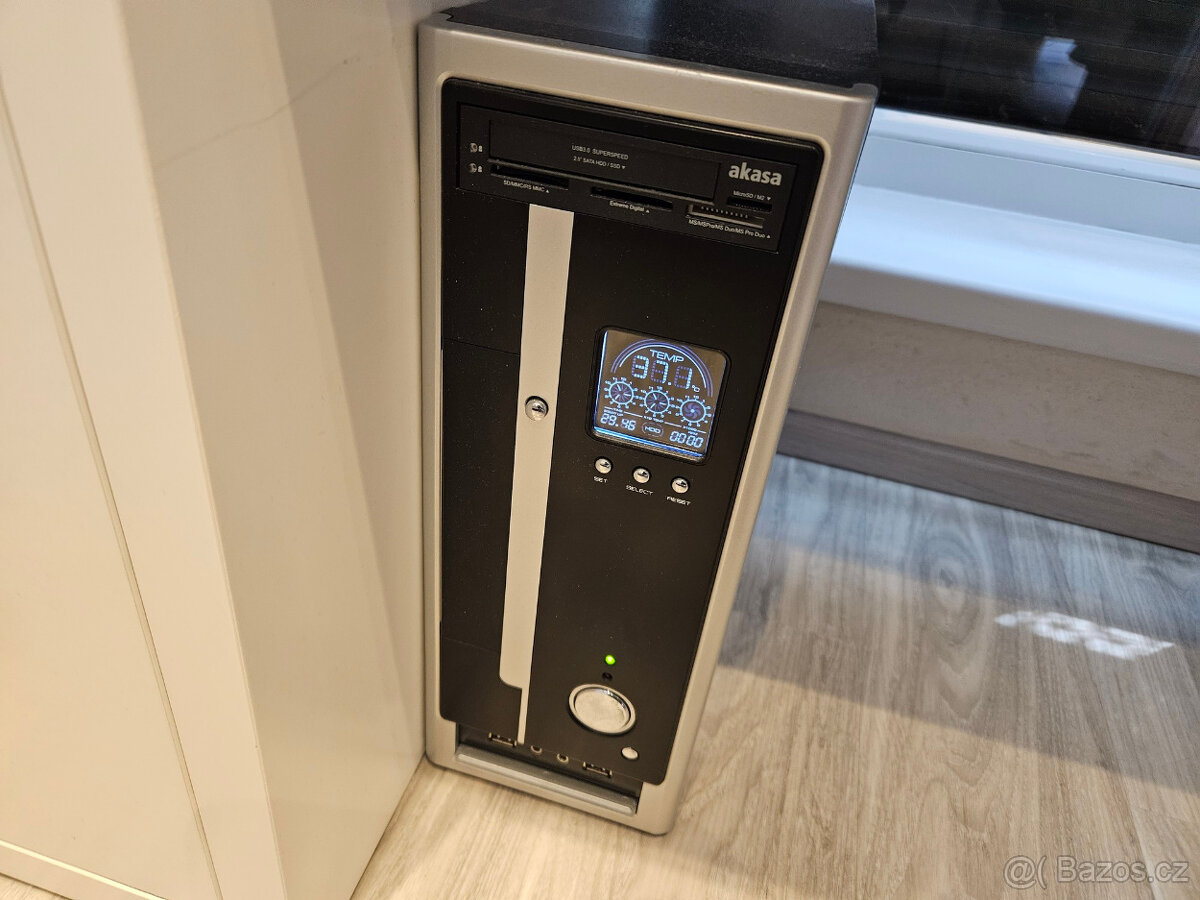 PC micro ATX Intel i5 + monitor, 240GB SSD,1TB HDD, 16GB,DVD - 2