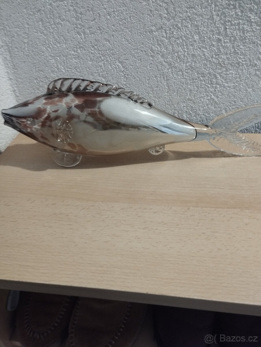 Hutní sklo ryba - 2
