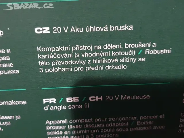 akumulatorova uhlova bruska - 2