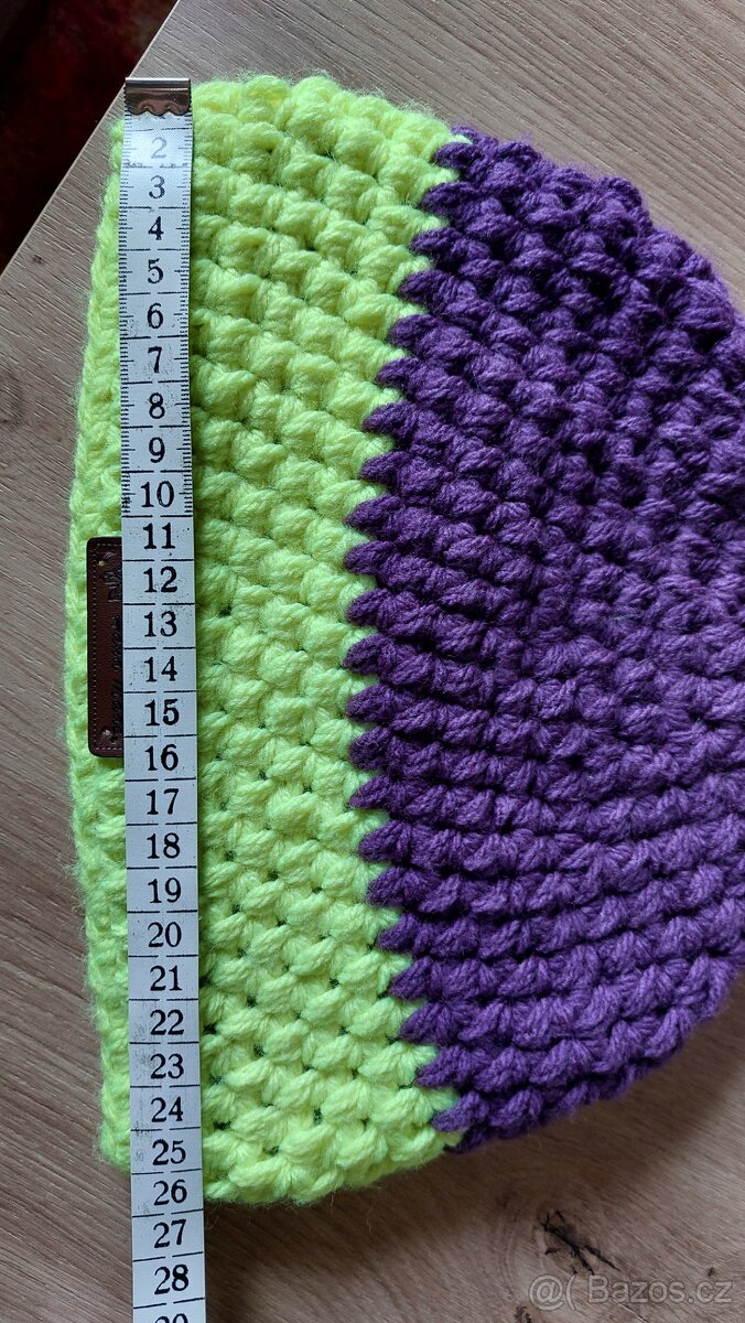 Čepice s čelenkou a šálou - 2