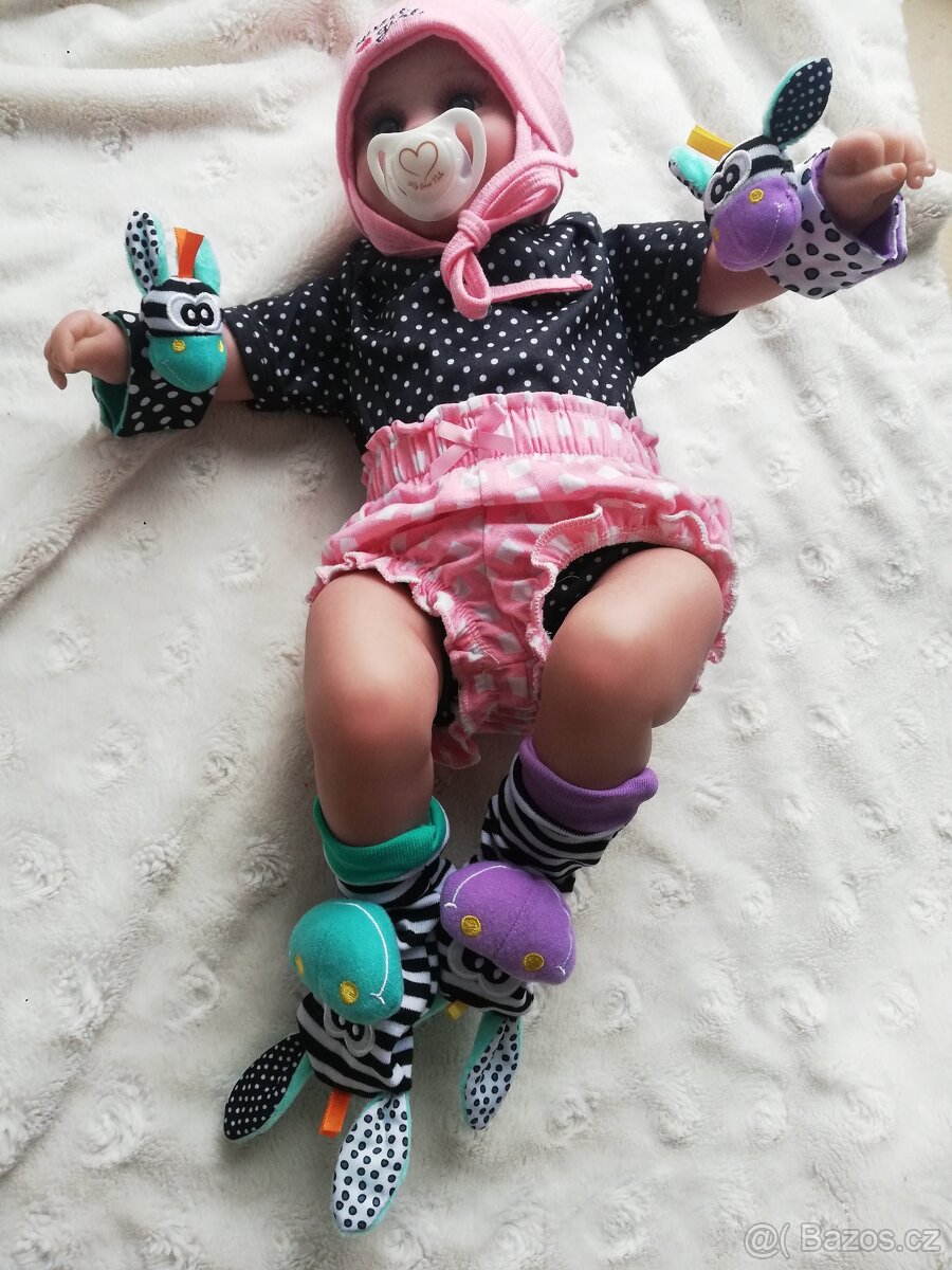 ponožky/náramky kontrastní sada - 2