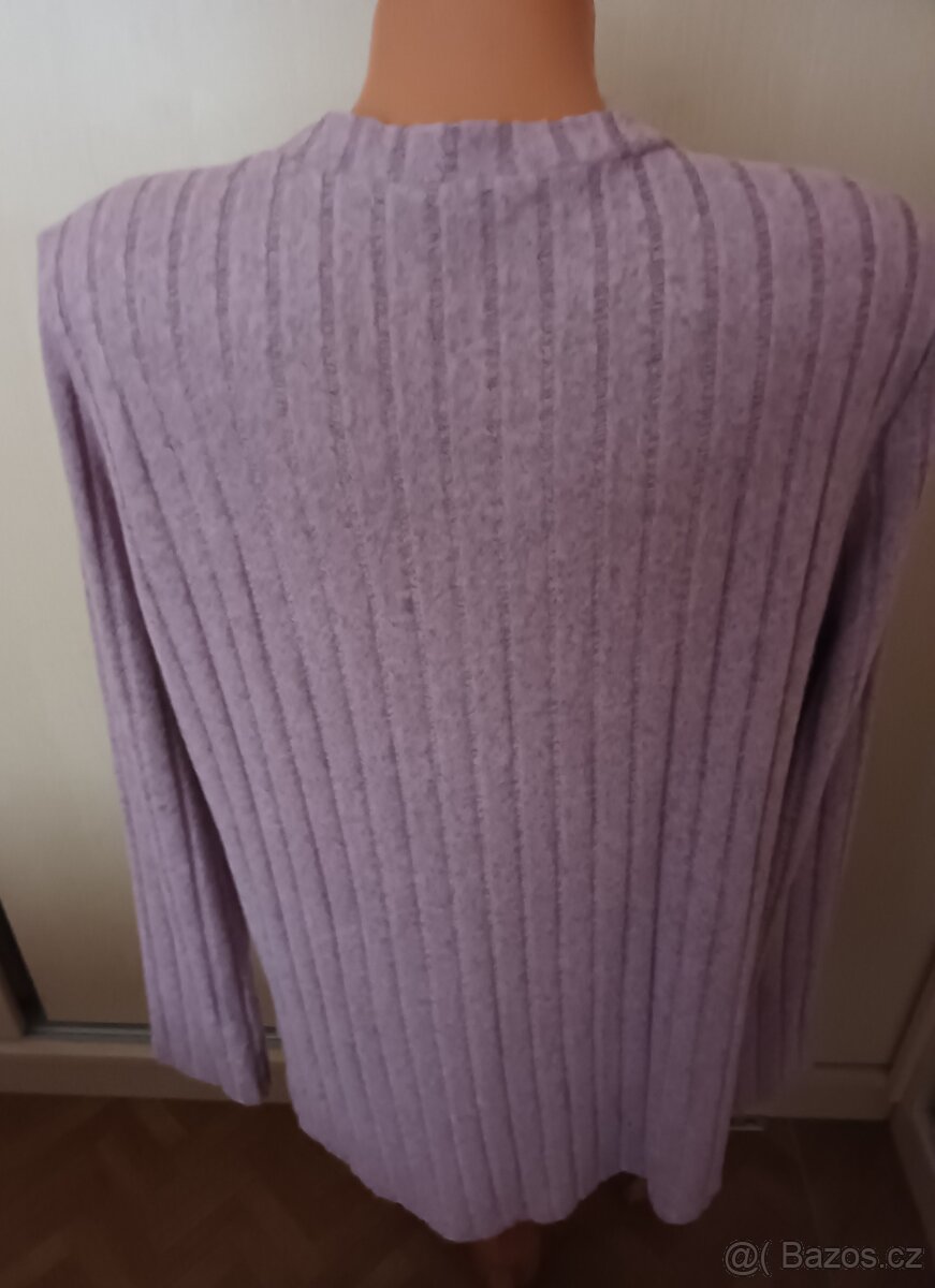 Fialkovy svetřik vel.XXL - 2