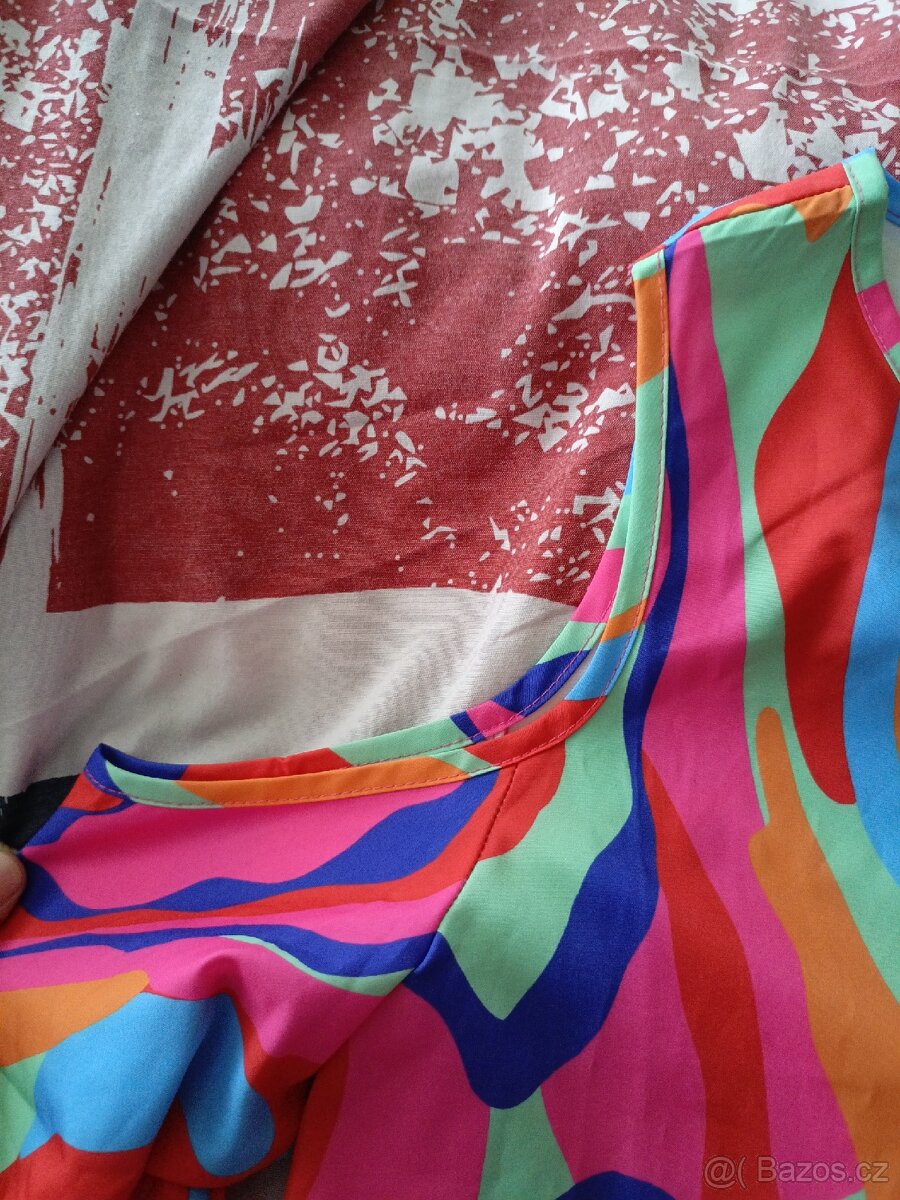 Pestrobarevná halenka L - 2