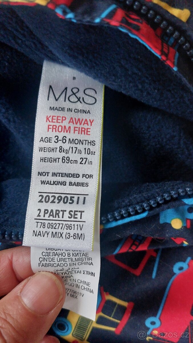 Zimni overal 3-6m - 2