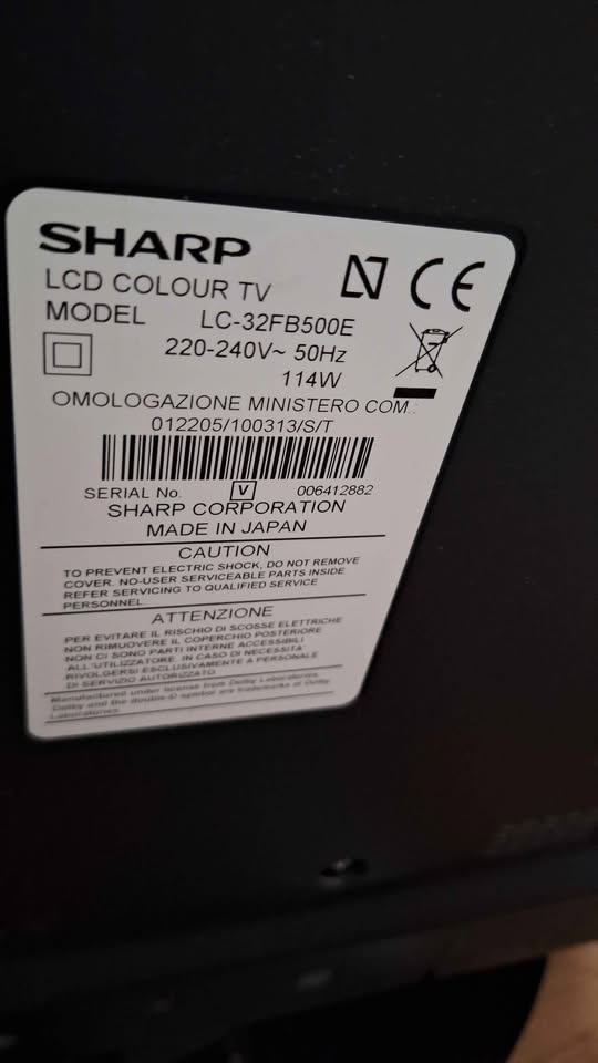 Tv Sharp + Set-top box + anténa - 2