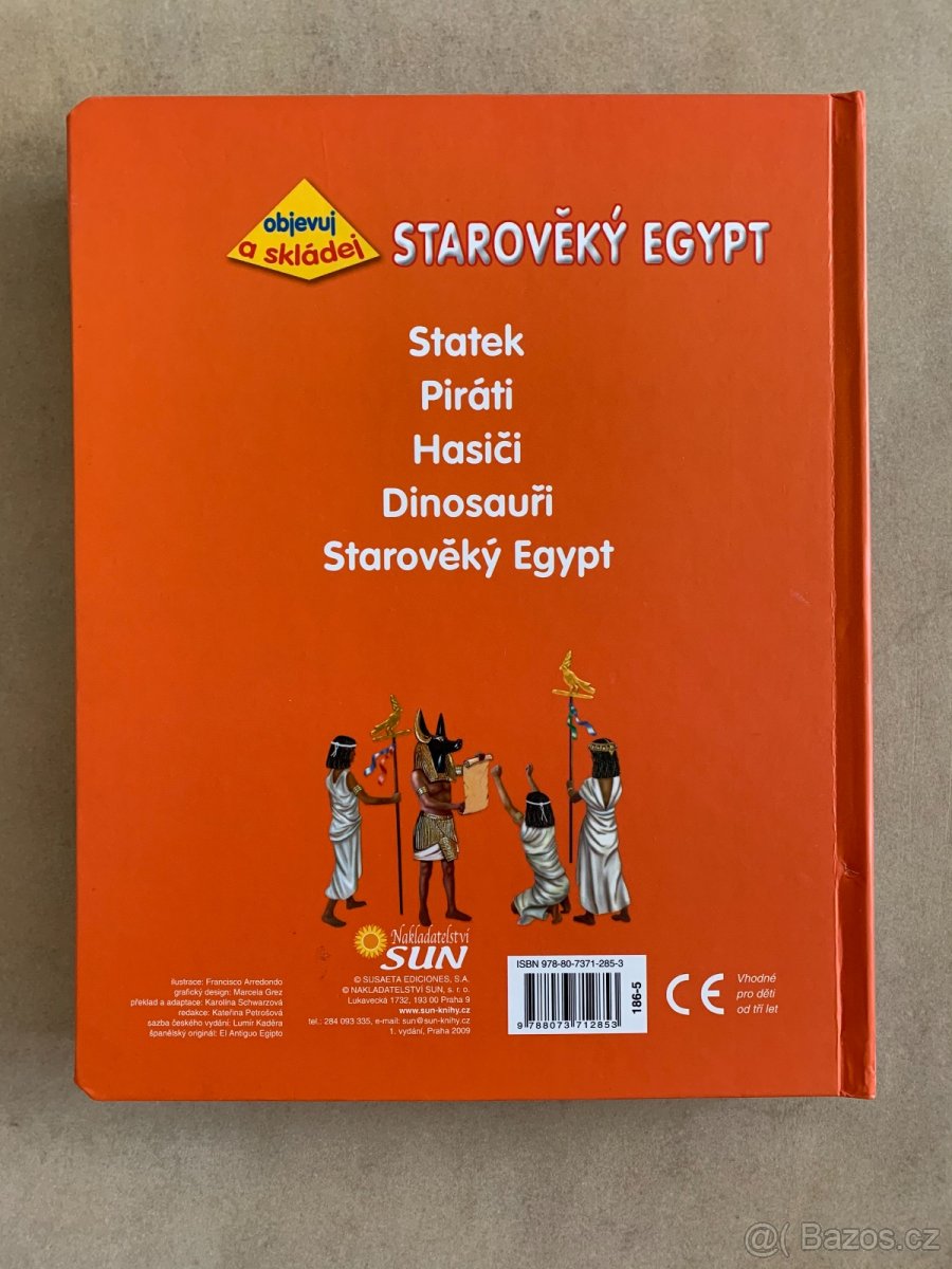 Kniha Starověký Egypt 8x puzzle - 2