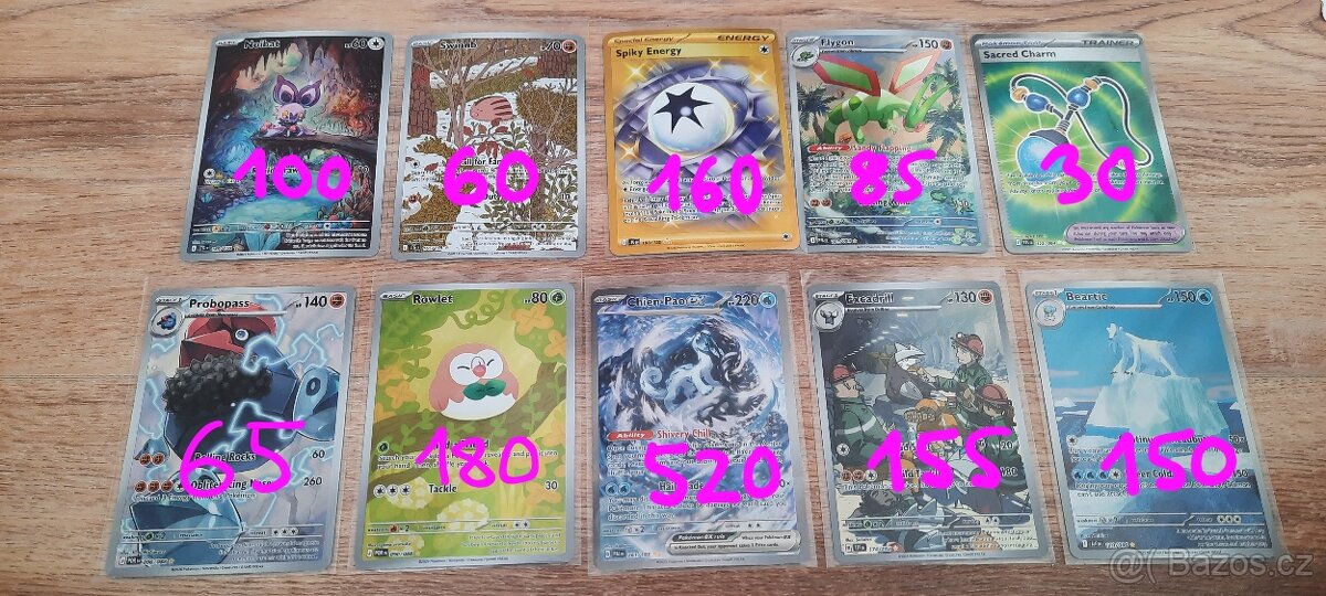 Pokémon karty hity + EX - 2