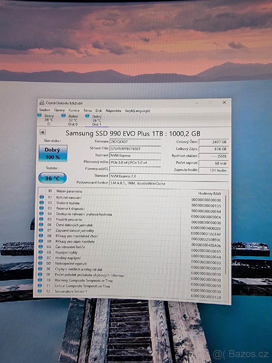 SSD DISK 1TB SAMSUNG 990 PLUS ZÁRUKA - 2