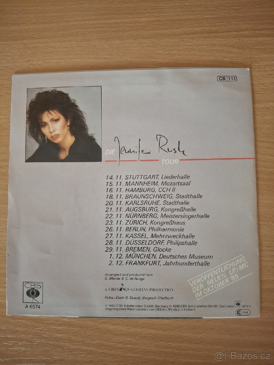 Jennifer Rush – Destiny (SP 7“) - 2