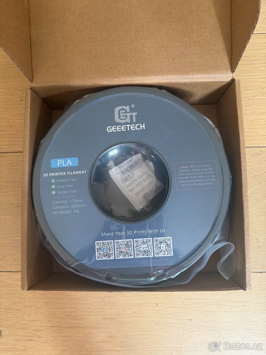 PLA filament Geetech 1 kg matte olive green - 2