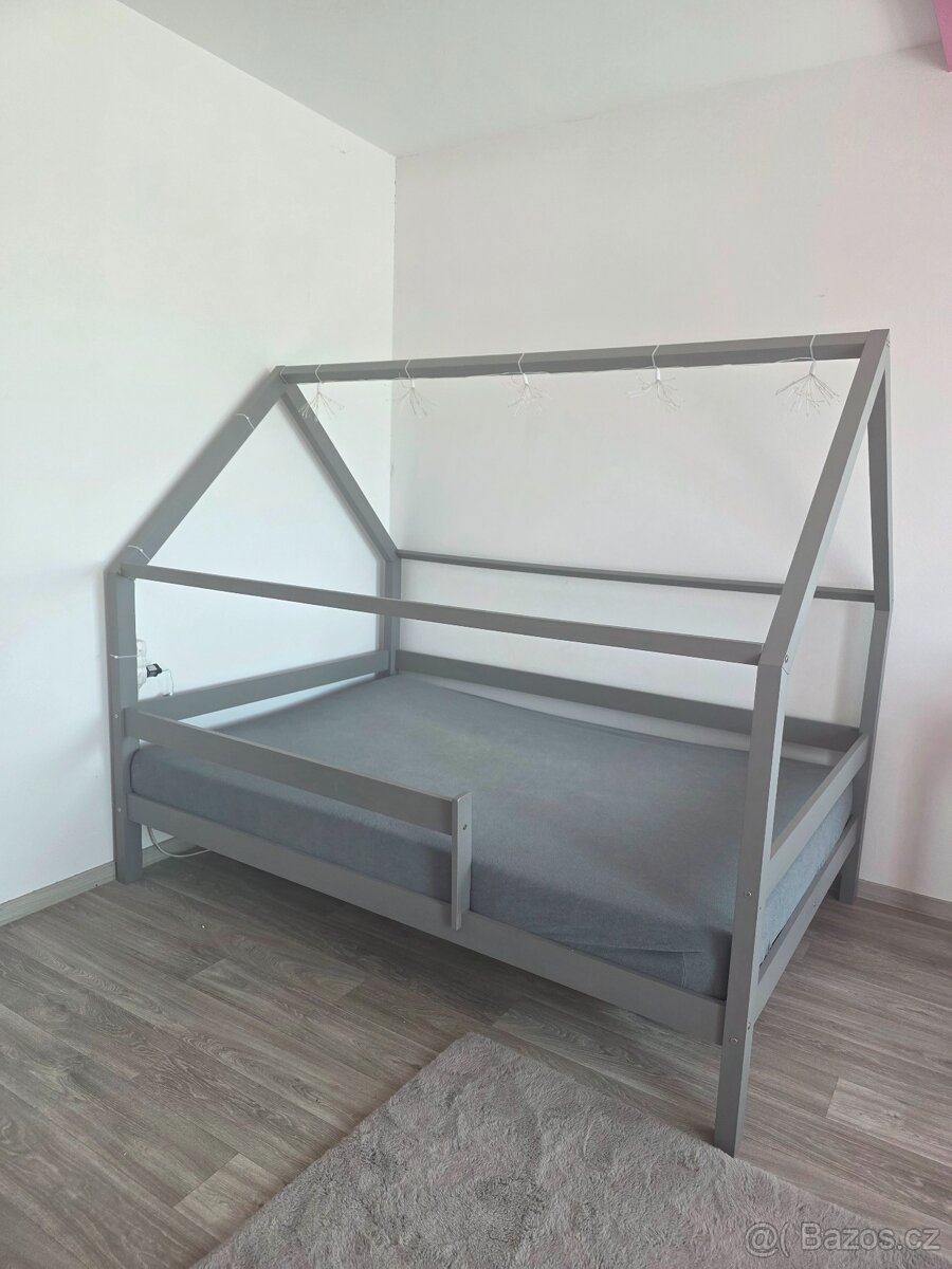 Dětská domečková postel 200x140 - 2