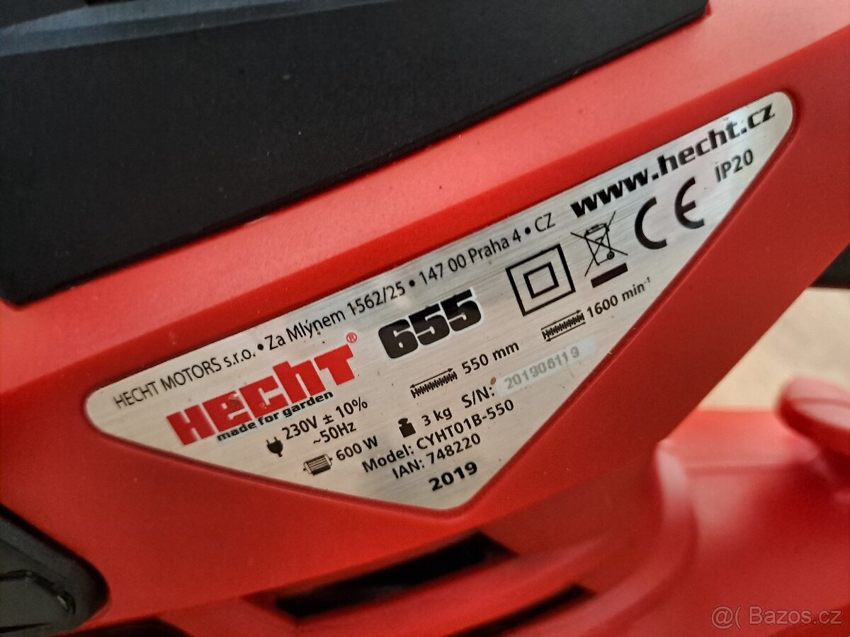 Plotostřih Hecht 655 na díly - 2