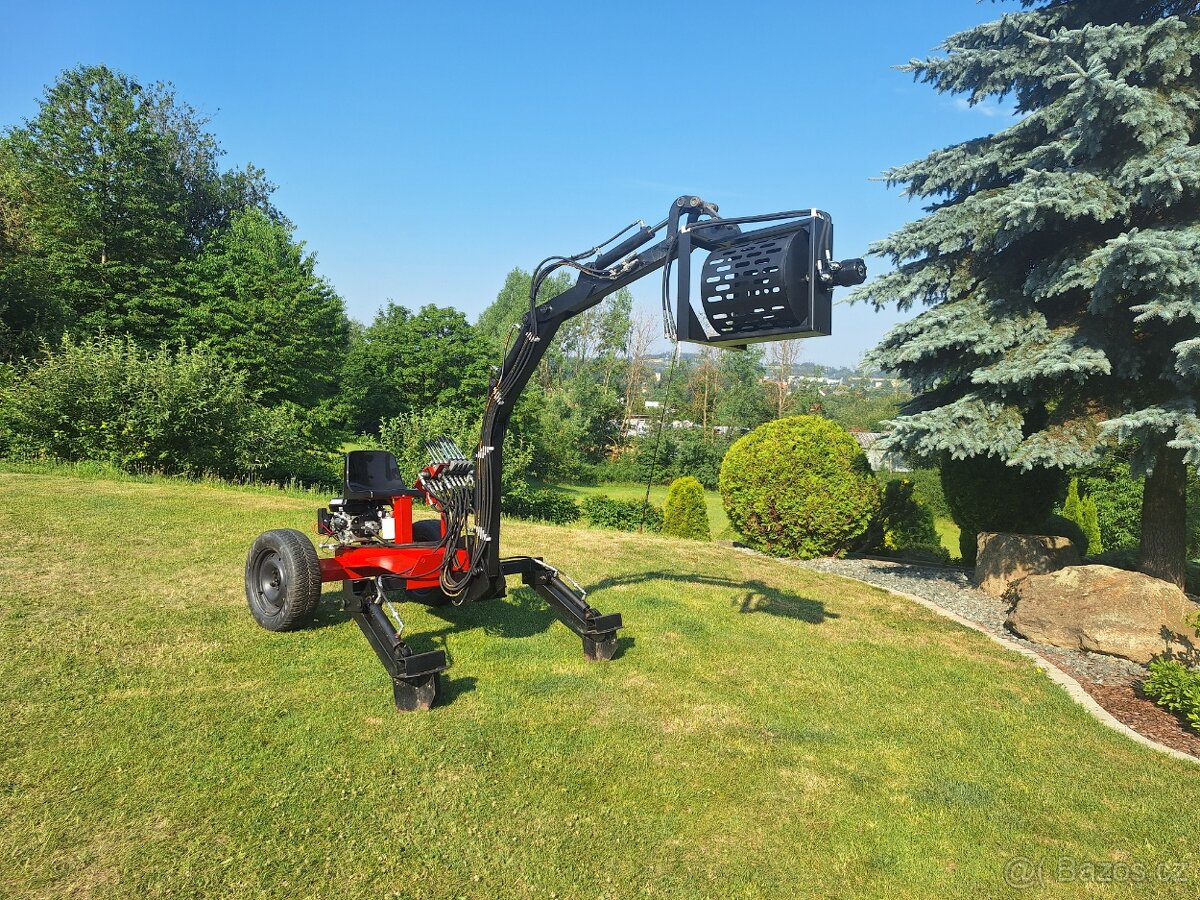 kátrovací lžíce na minibagr - 2
