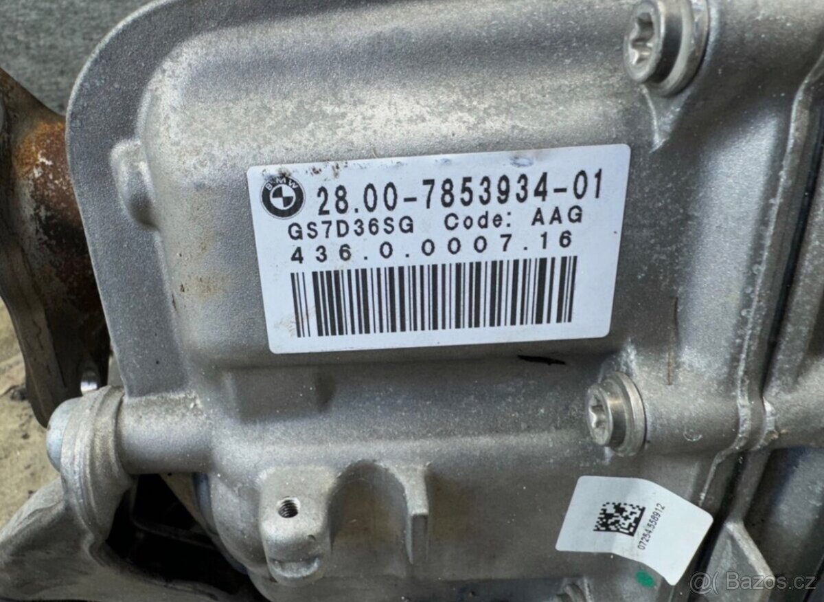 BMW F80 F82 F83 F87 S55 DCT M3/M4/M2 převodovka - 2