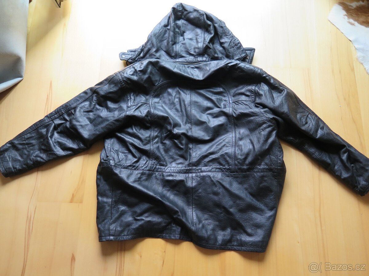 parker kožený American Armor vel XXL-obnošený-trhlý viz foto - 2