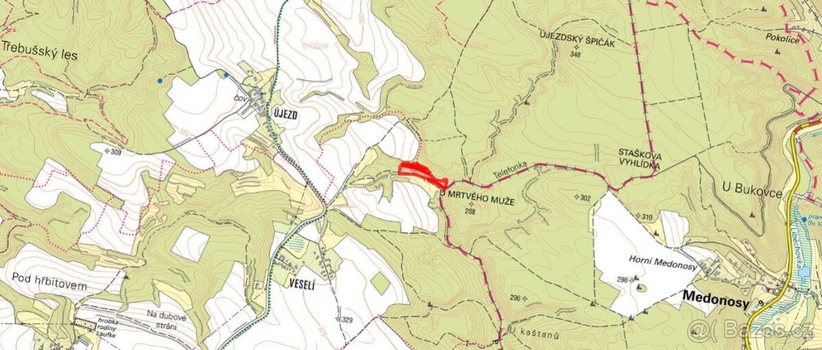 Louka, prodej, Chcebuz, Štětí, Litoměřice - 2